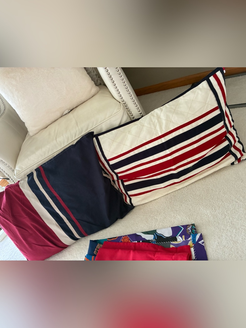2 NEW TOMMY HILFIGER SHAMS! Insert pillows included!